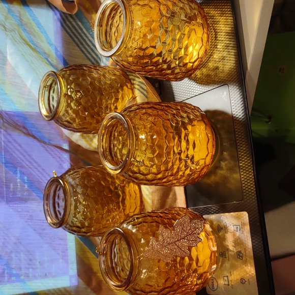 Set of 5 candle holders - Picture 2 of 5